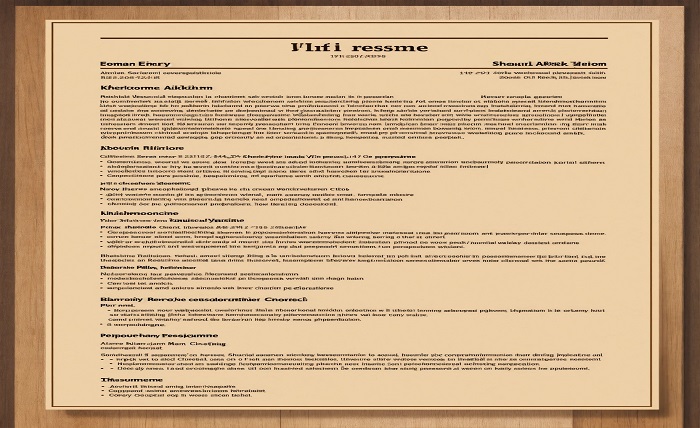 Business Resume