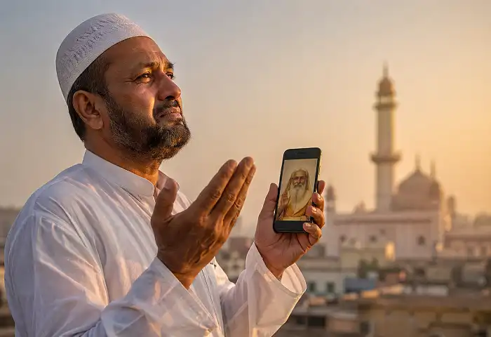 Hindu Muslim unity prayer India devotees