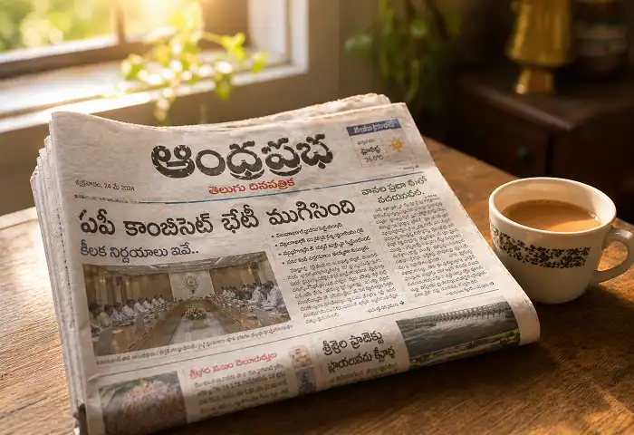 eenadu print newspaper Telugu edition