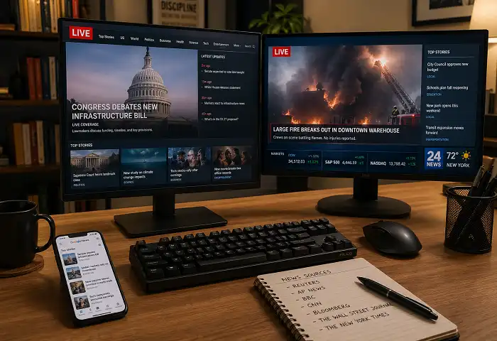 India Pakistan news monitoring system setup