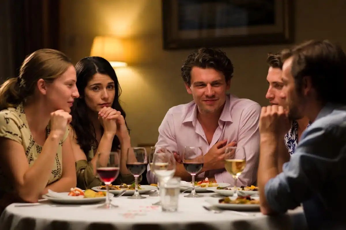 Conceptual ensemble cast scene from the Bad News movie