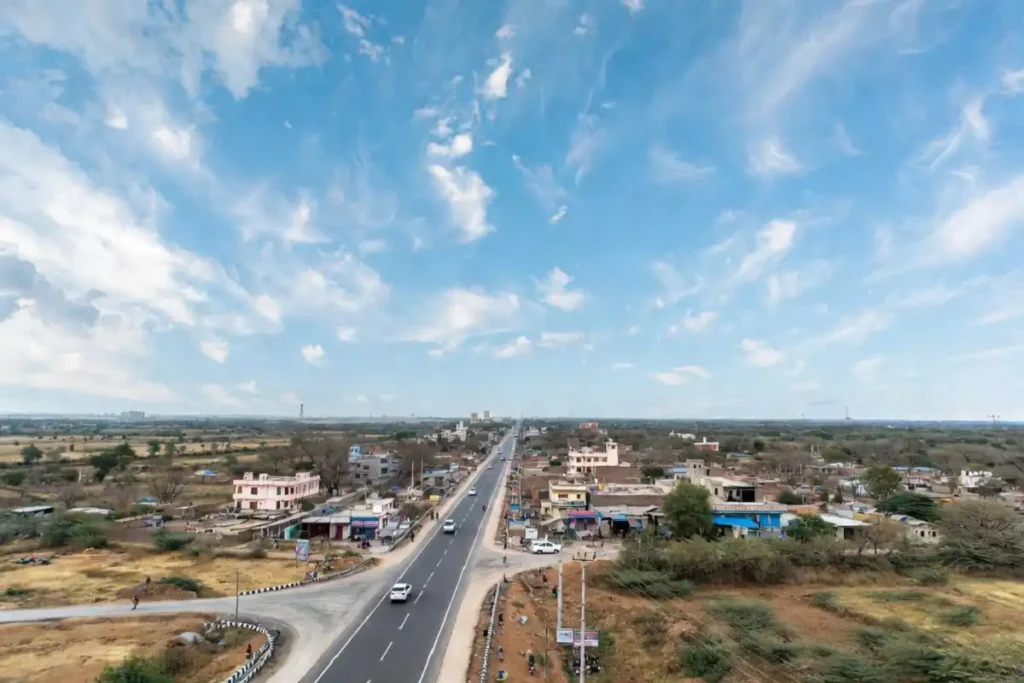 Newly built road and infrastructure in Deoria district 2026