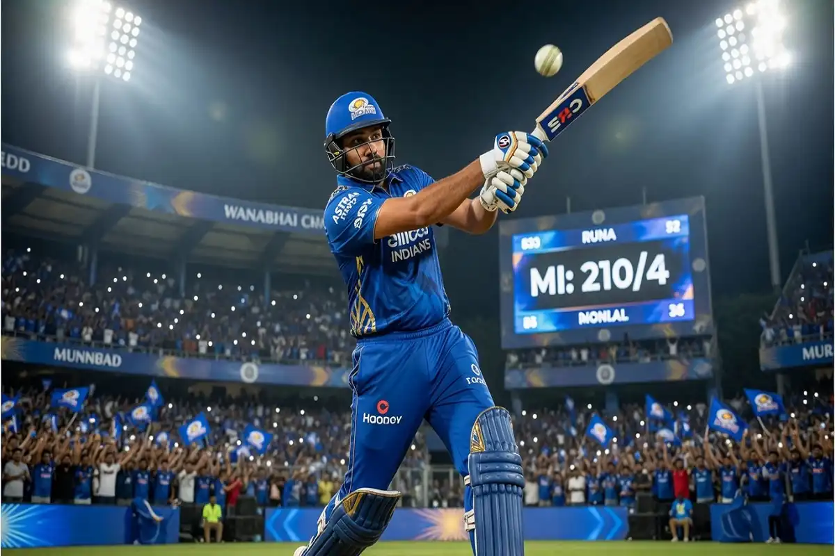 Rohit Sharma IPL 2025 Mumbai Indians batting fastest fifty