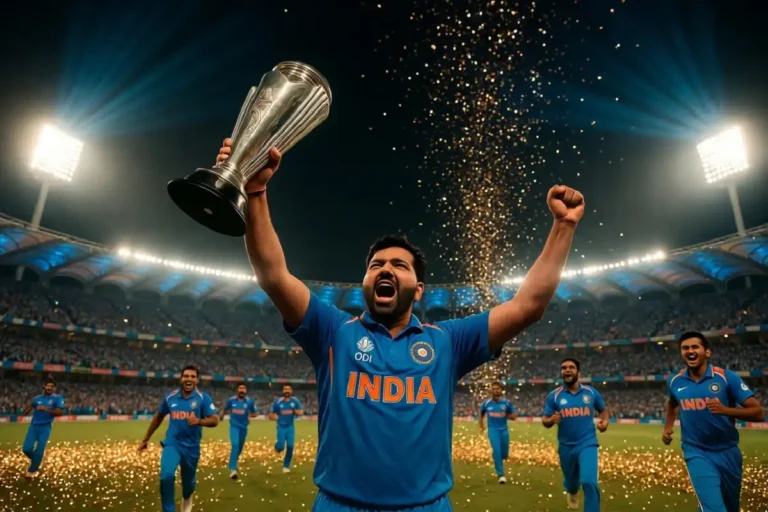 Rohit Sharma news 2025 - India captain celebrates Champions Trophy victory