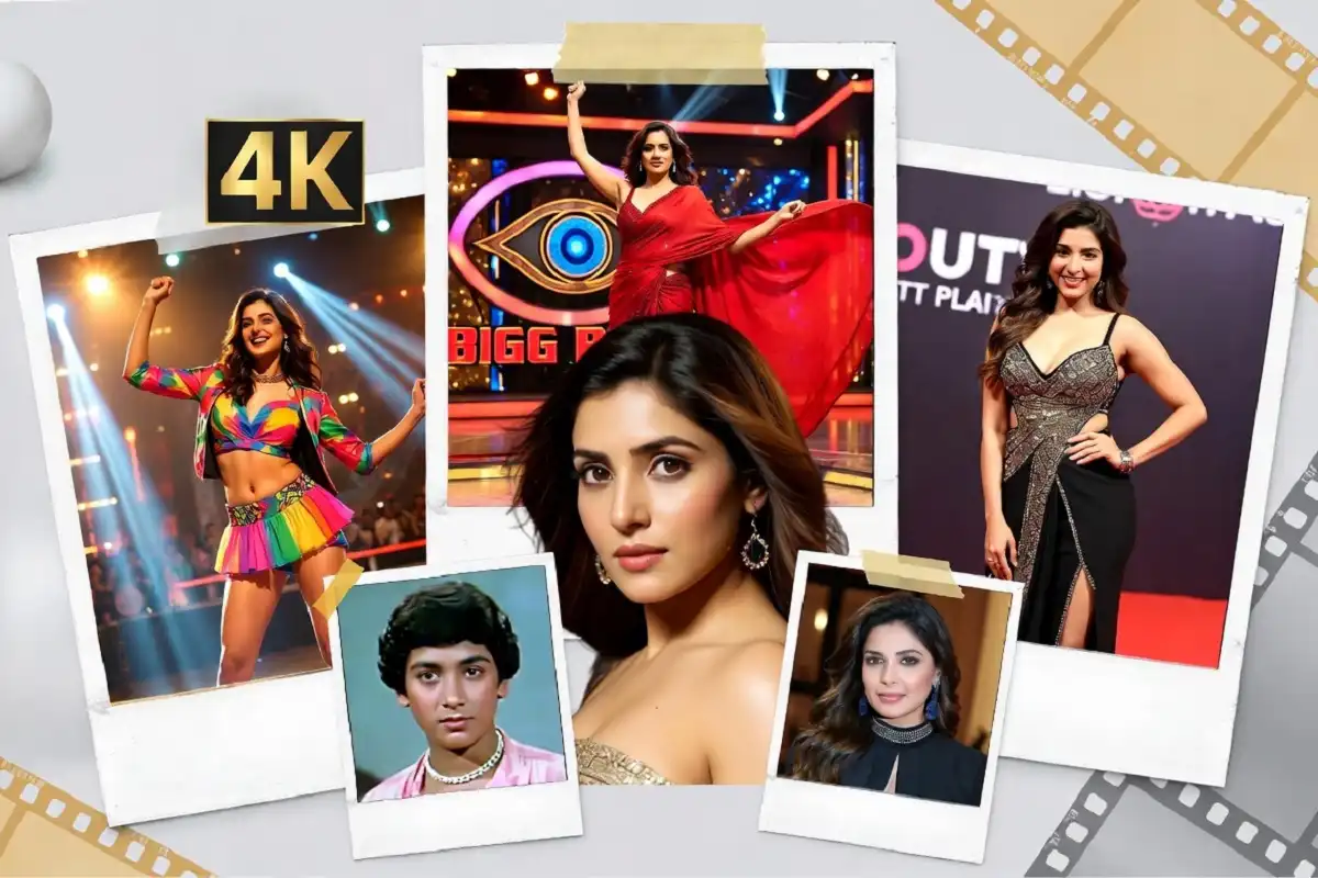 Shefali Jariwala career highlights collage from 2002 to 2025