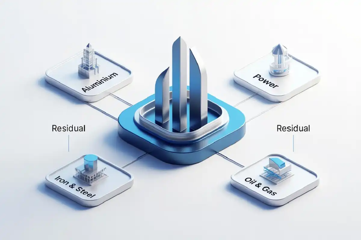 Visual of Vedanta's demerger splitting into five new listed entities in 2026
