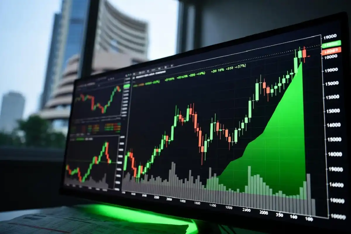 Vedanta share price post-demerger rally chart hitting fresh highs in May 2026